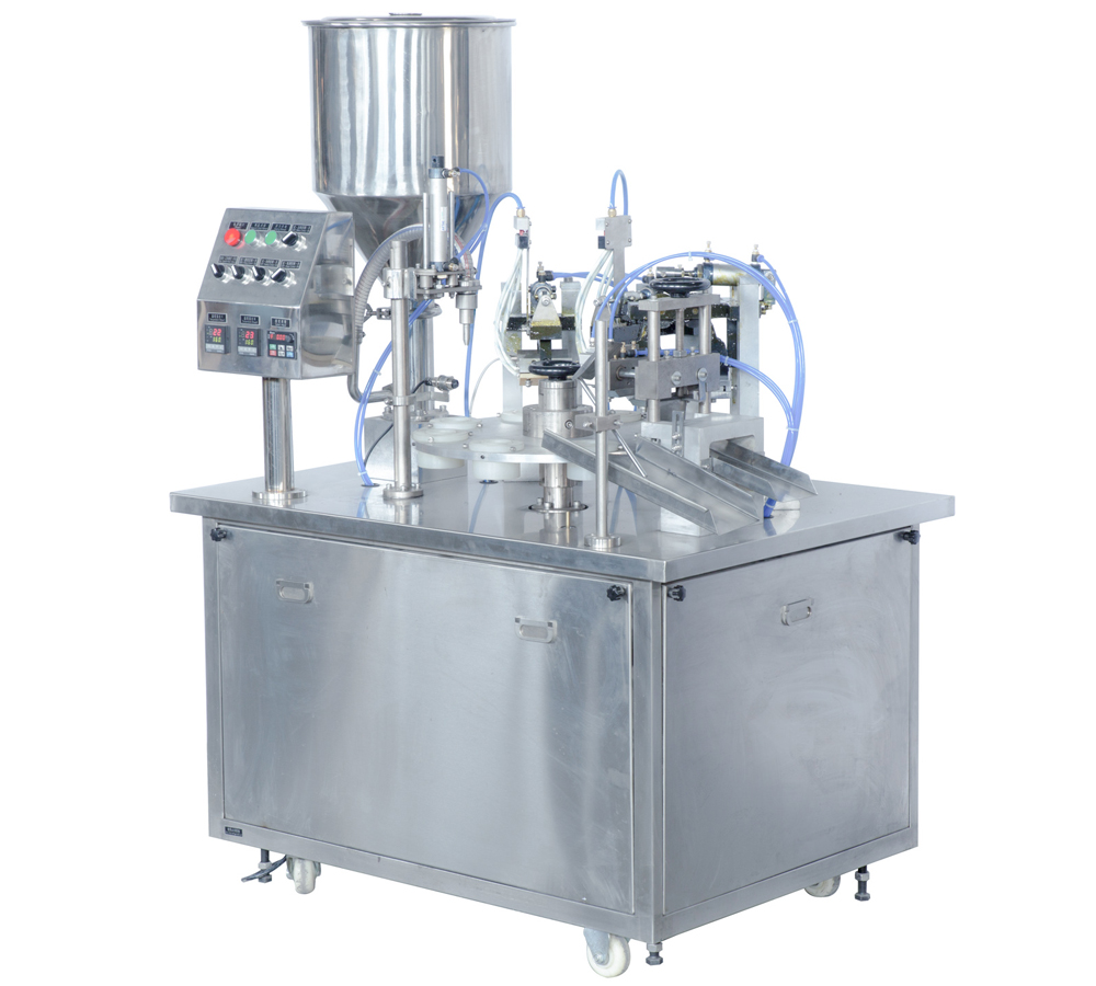 External heat filling and sealing machine