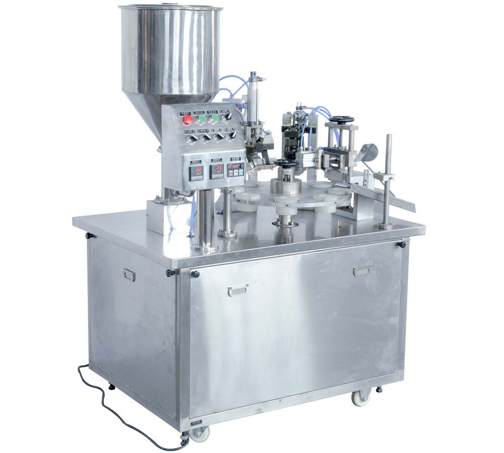 External heat filling and sealing machine